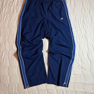 Vintage Nike Track Pants Size XL Navy Blue White Joggers Sweatpants Gym Y2K